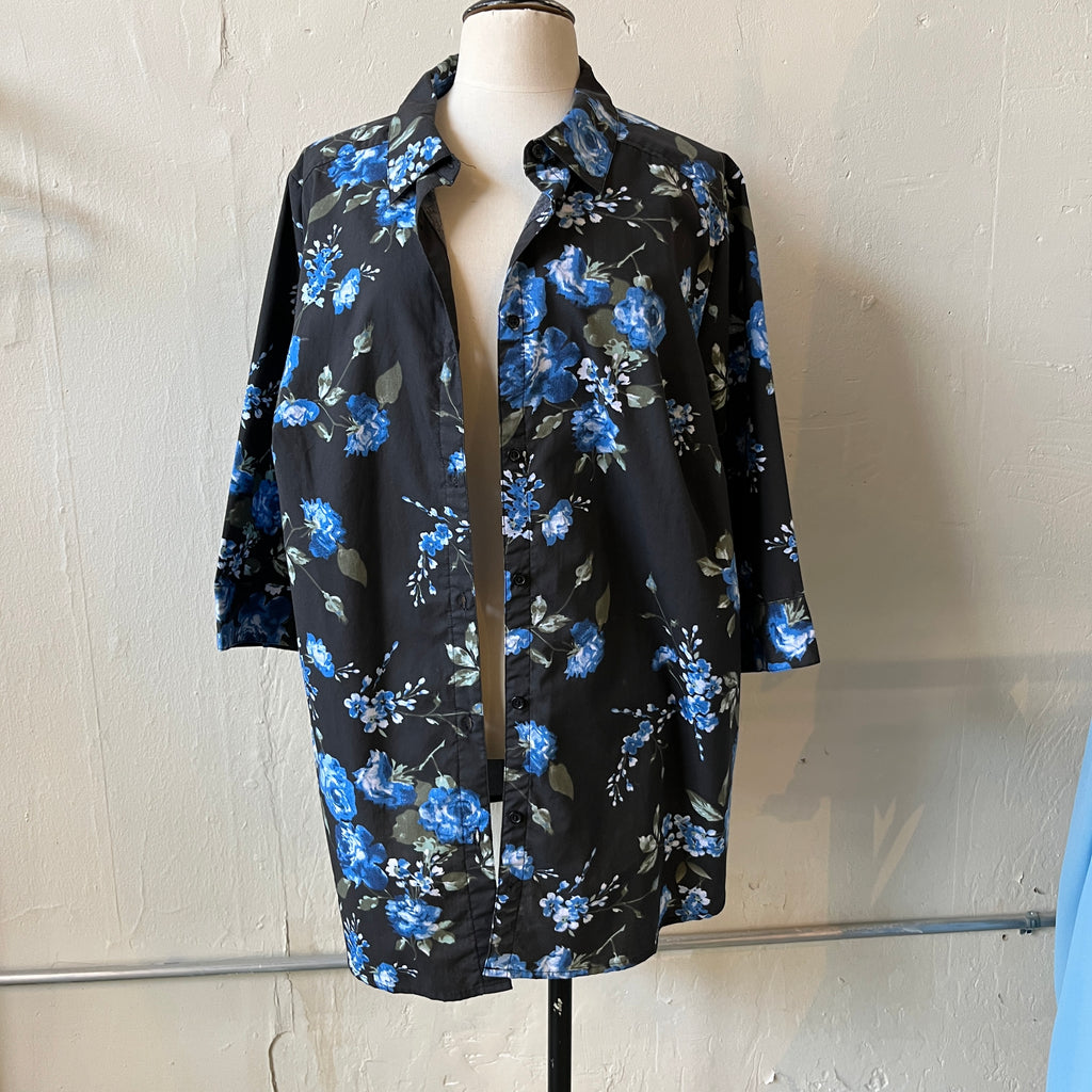 Floral Button Up (26W)