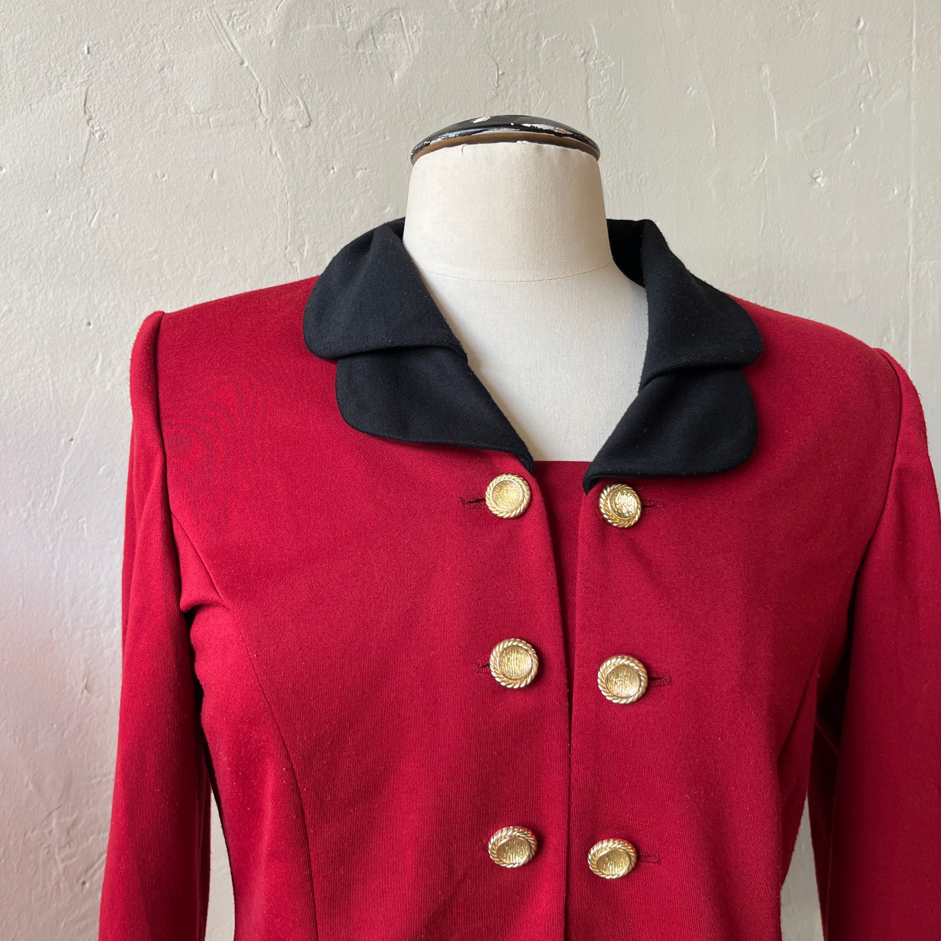 Vintage Red Blazer (10)