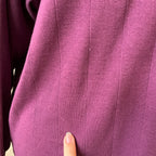 Purple Henley (L)