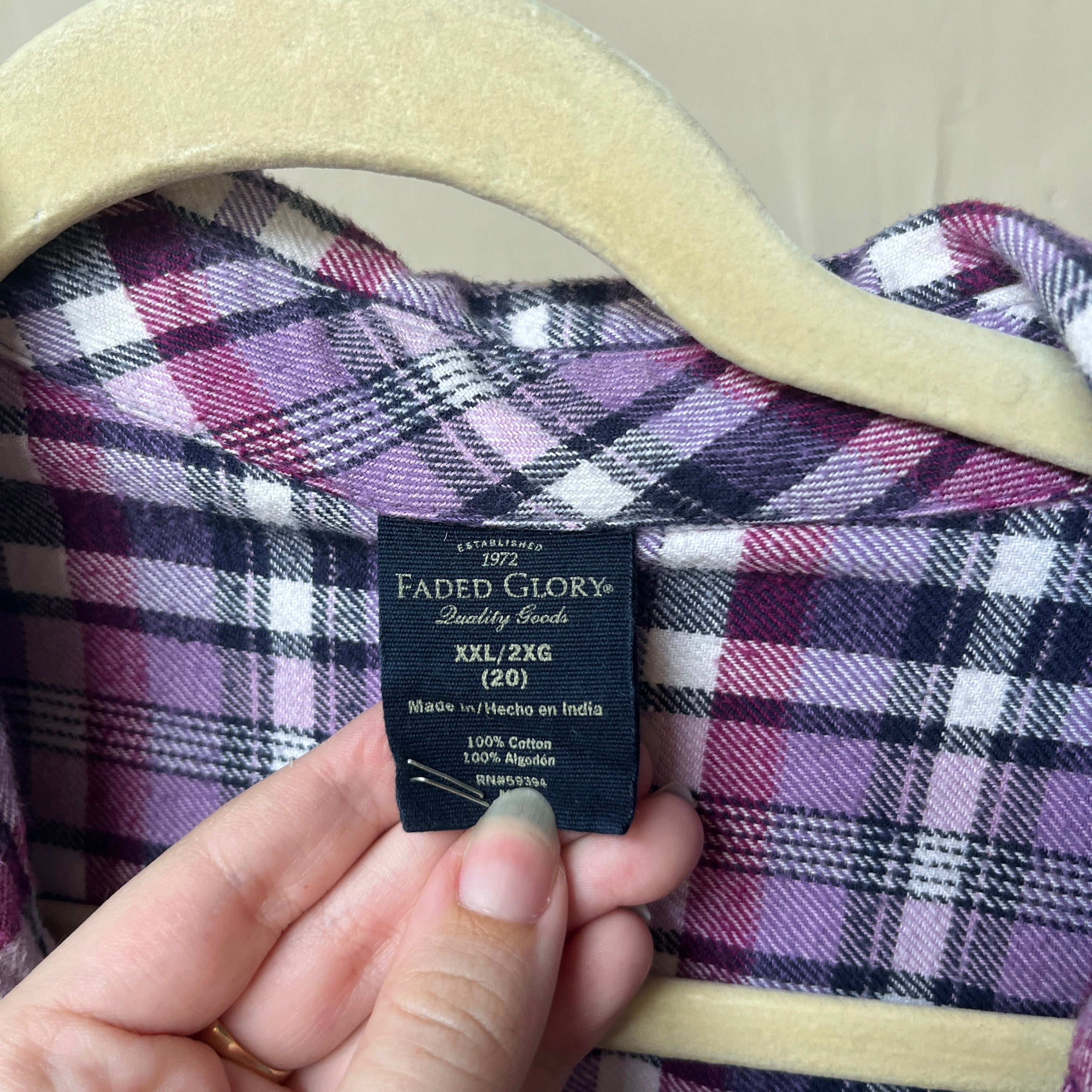 Plaid Button Up (XXL)