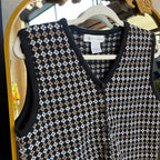 Checkered Vintage Vest (L)