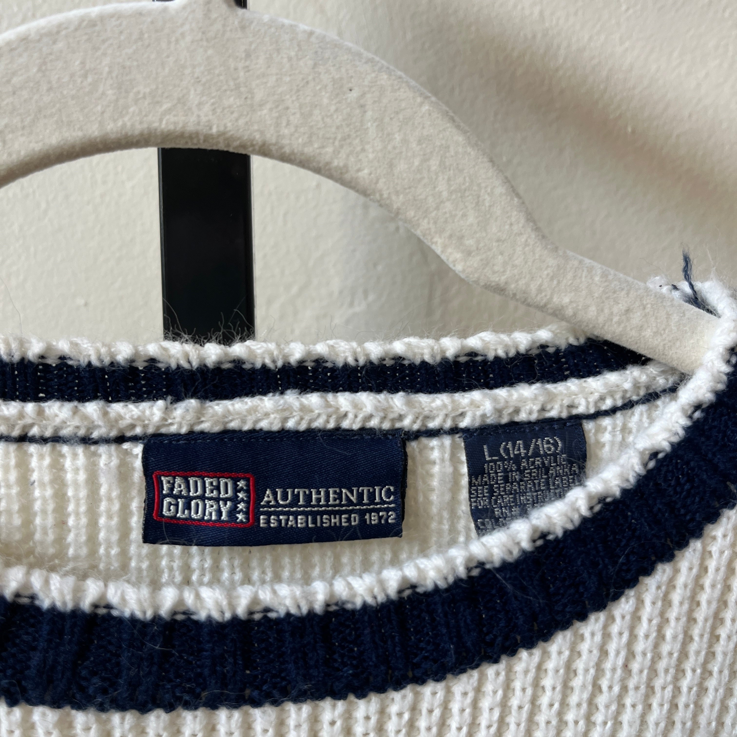 Striped Sweater (L)