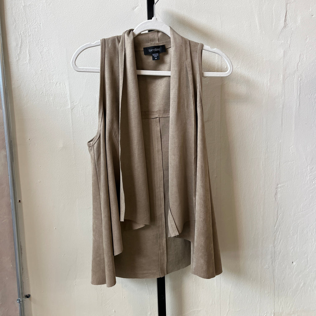 Faux Suede Top (M)