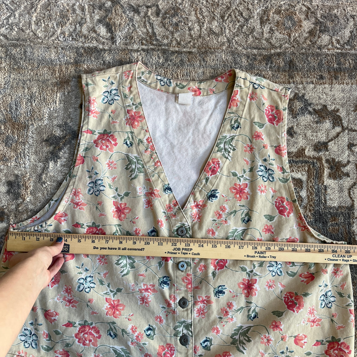 Floral Vintage Vest (22/24W)