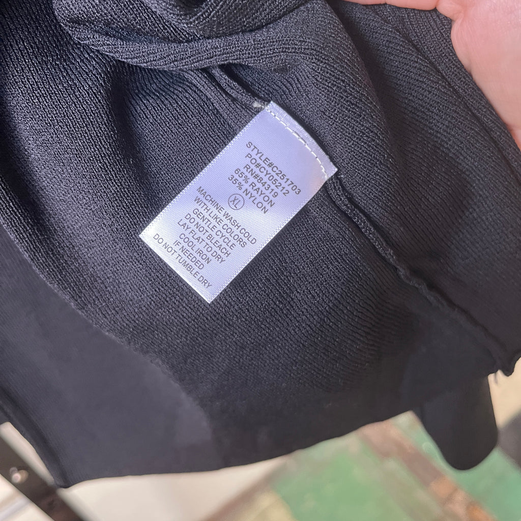 Black Cardigan (XL)
