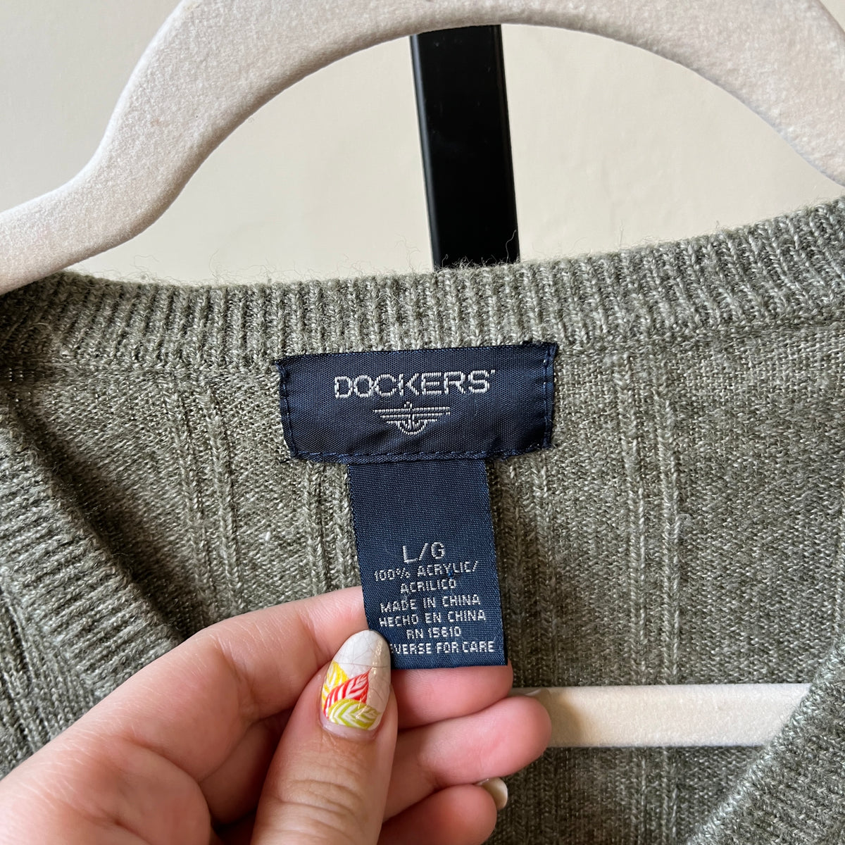 Green Men’s Sweater (L)