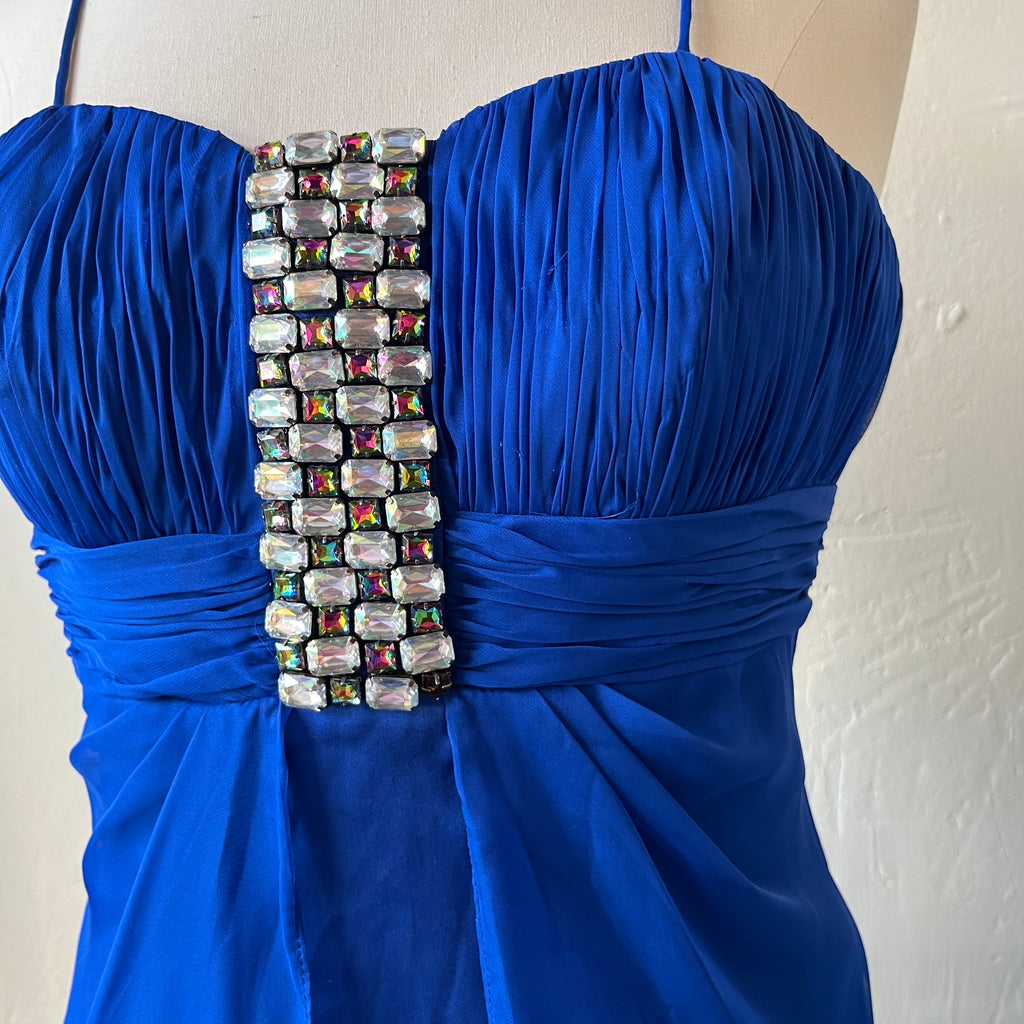 Blue Formal Gown (4)