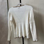 Cream & Gold Cardigan (M)