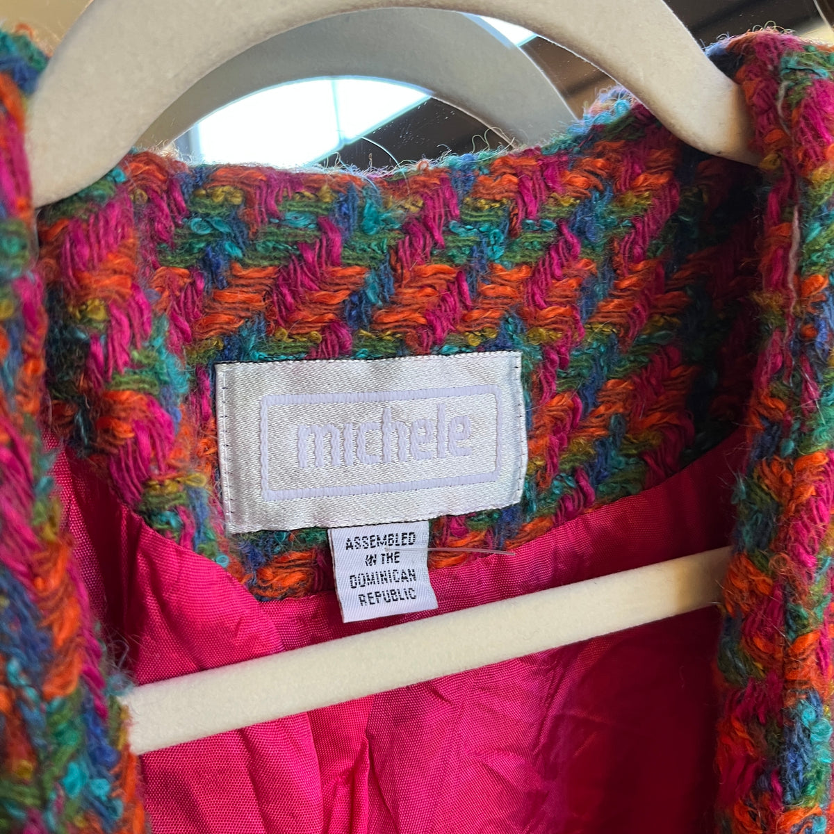Pink & Blue Blazer (L)