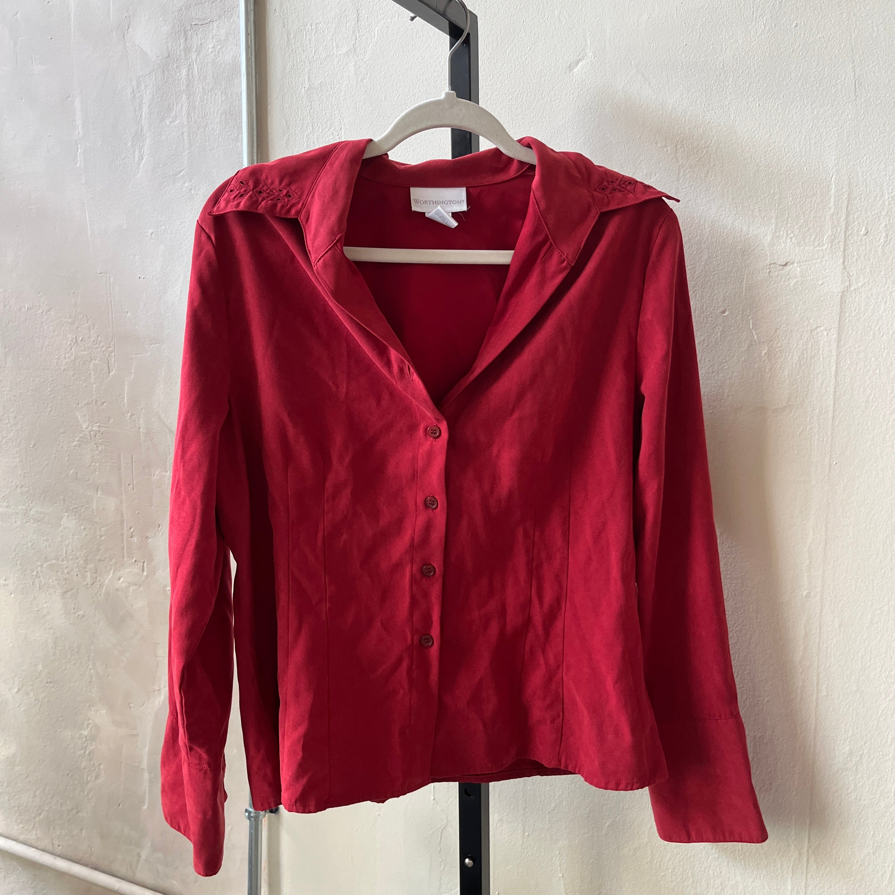 Suede Button Up (L)