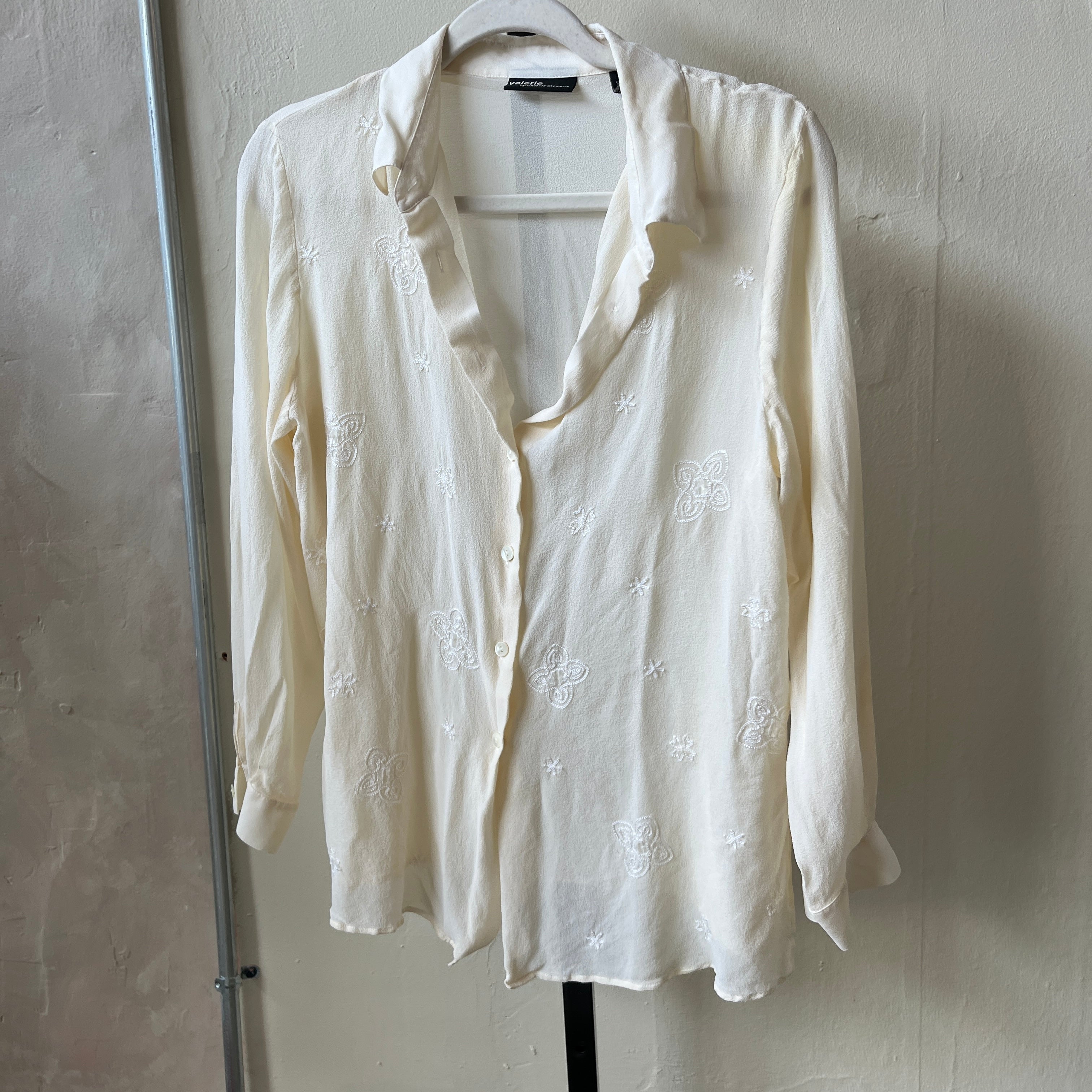Silk Button Up (M)