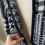 Black & White Cardigan (M)
