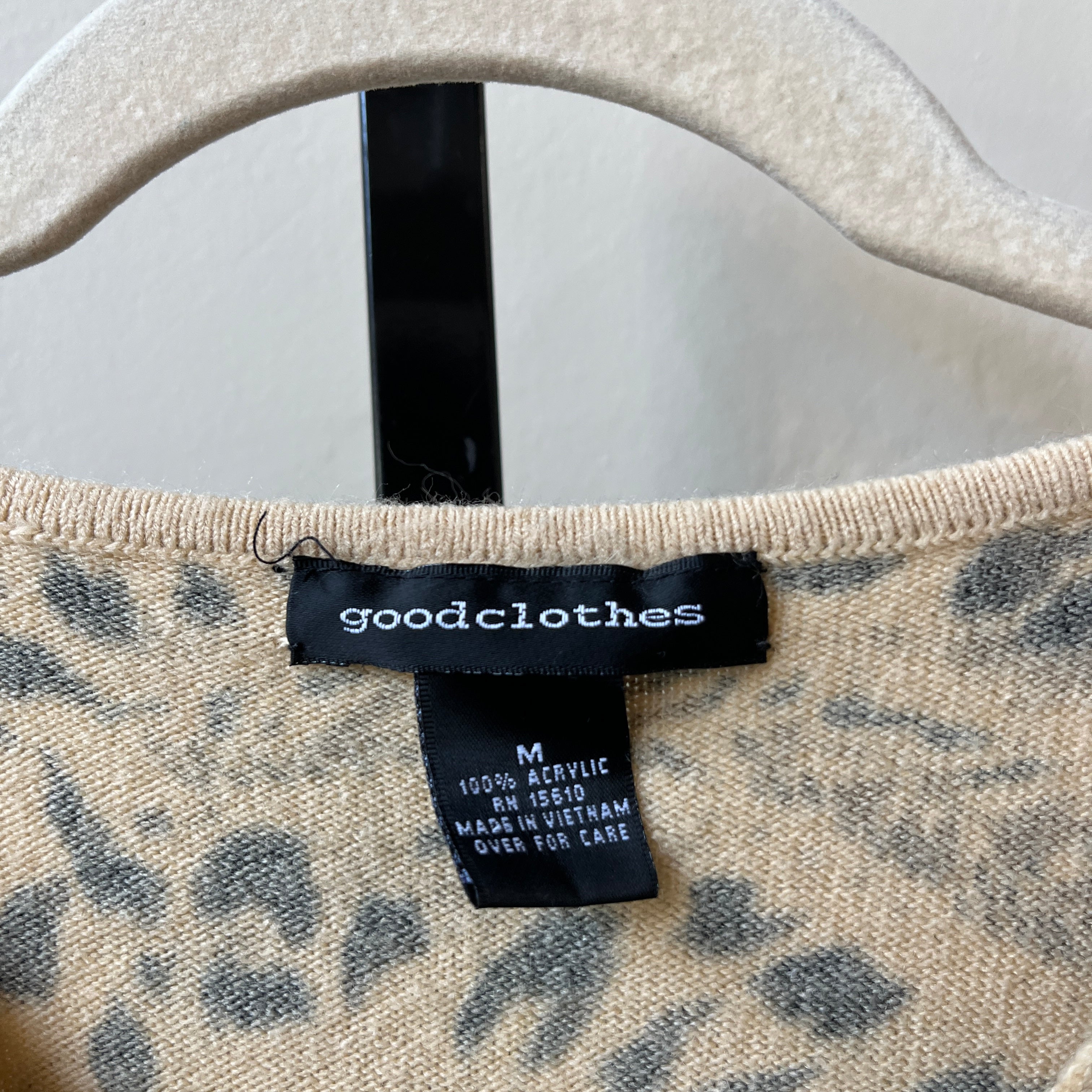 Animal Print Sweater (M)
