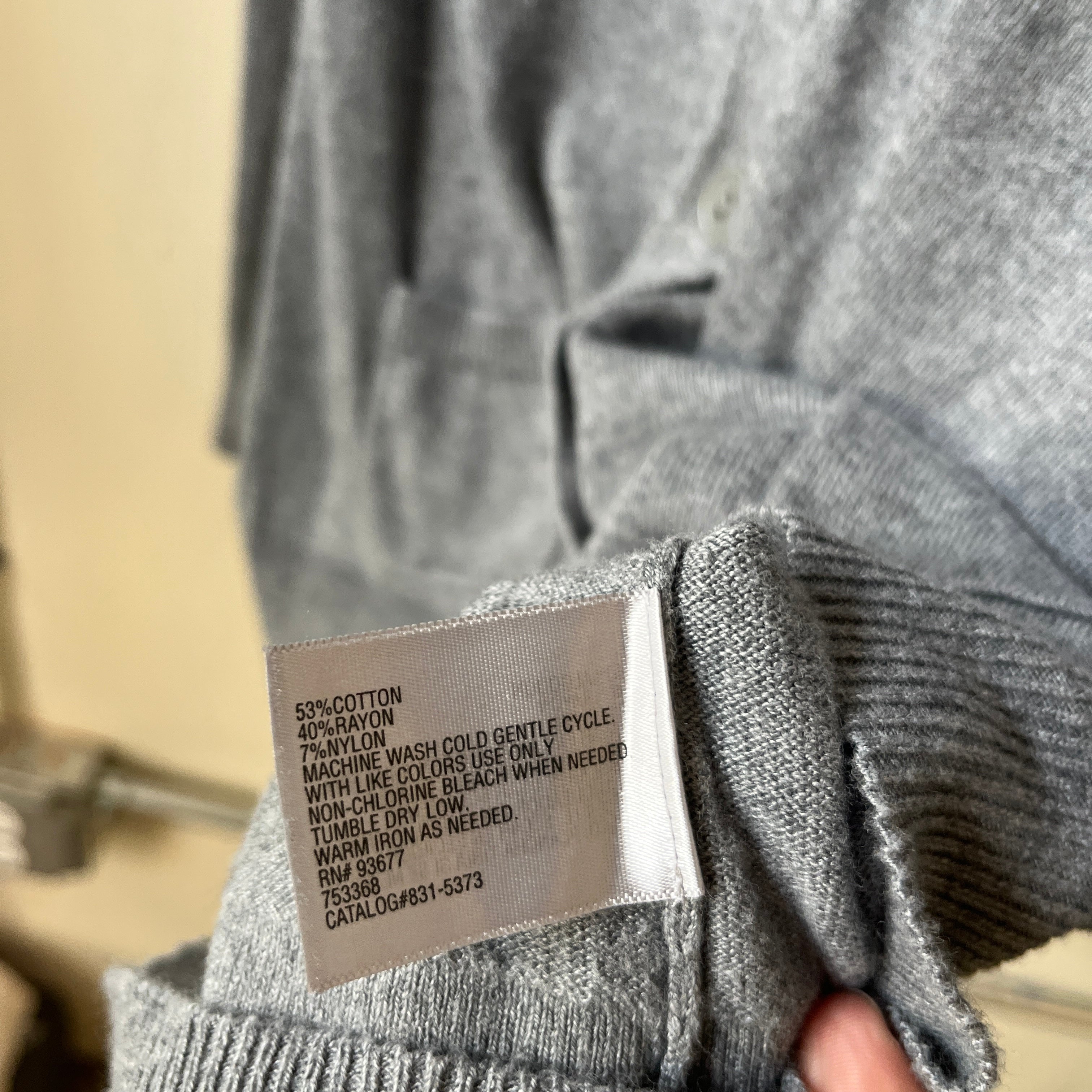 Gray Cardigan (M)