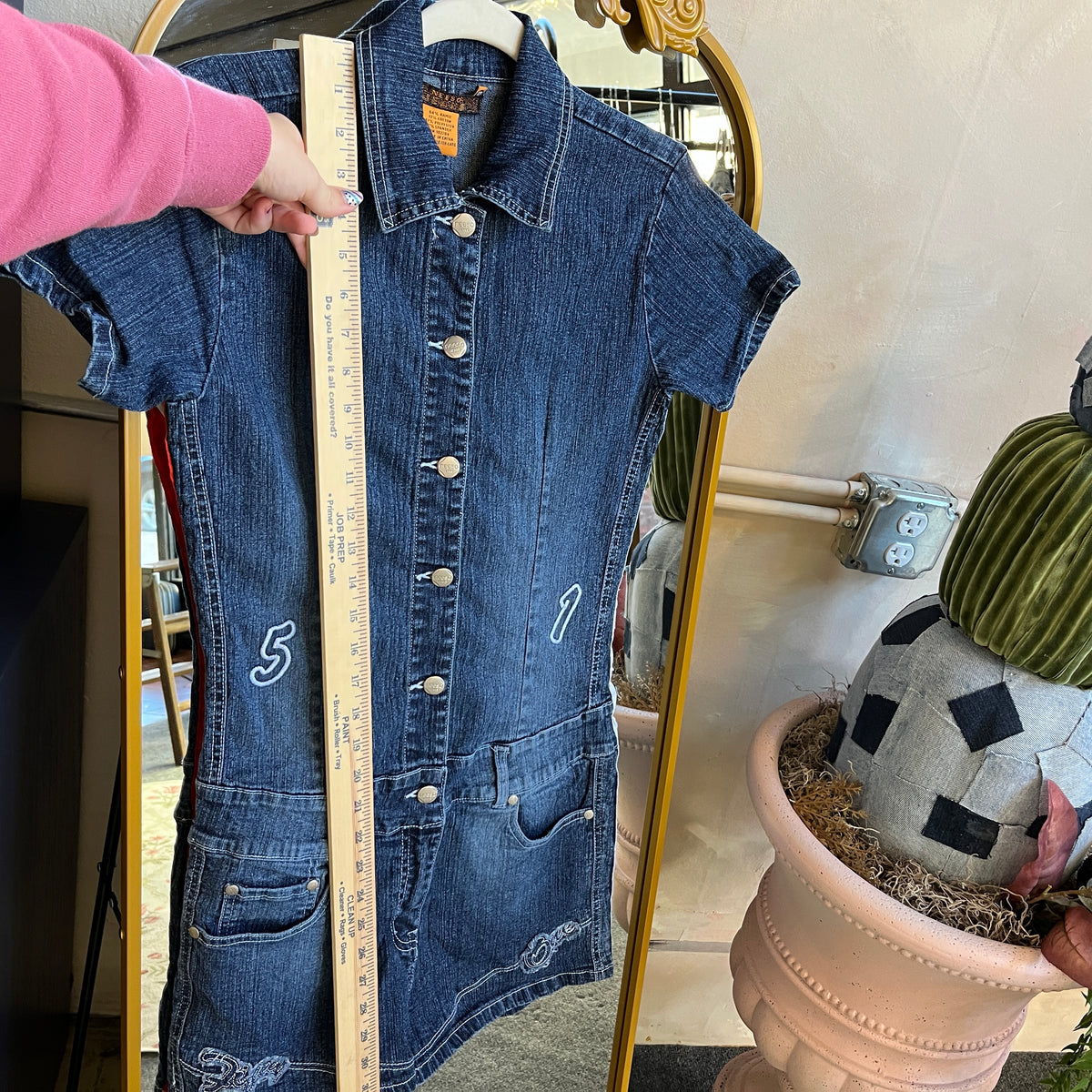 Denim Vintage Romper (M)