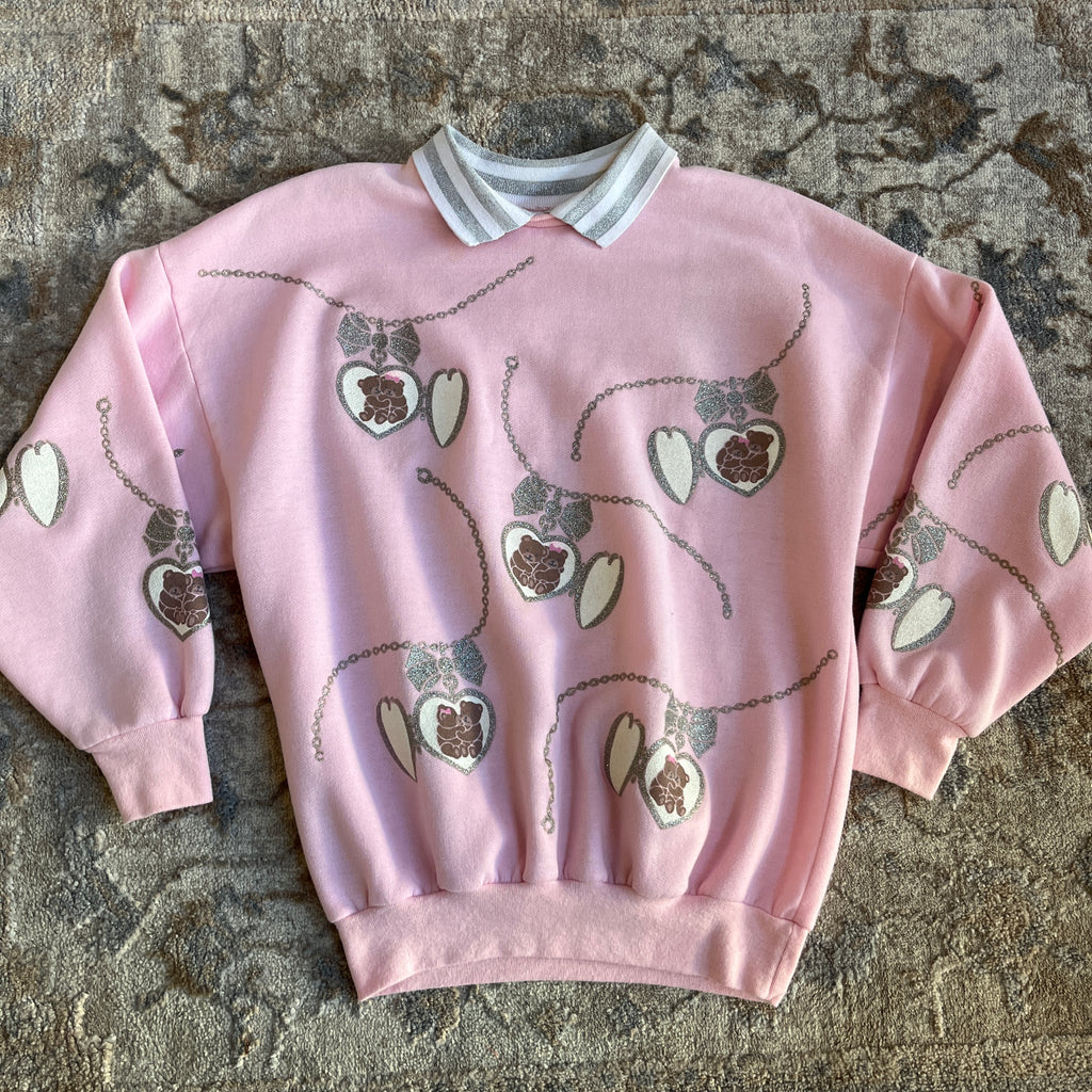 Pink Vintage Sweatshirt (M)