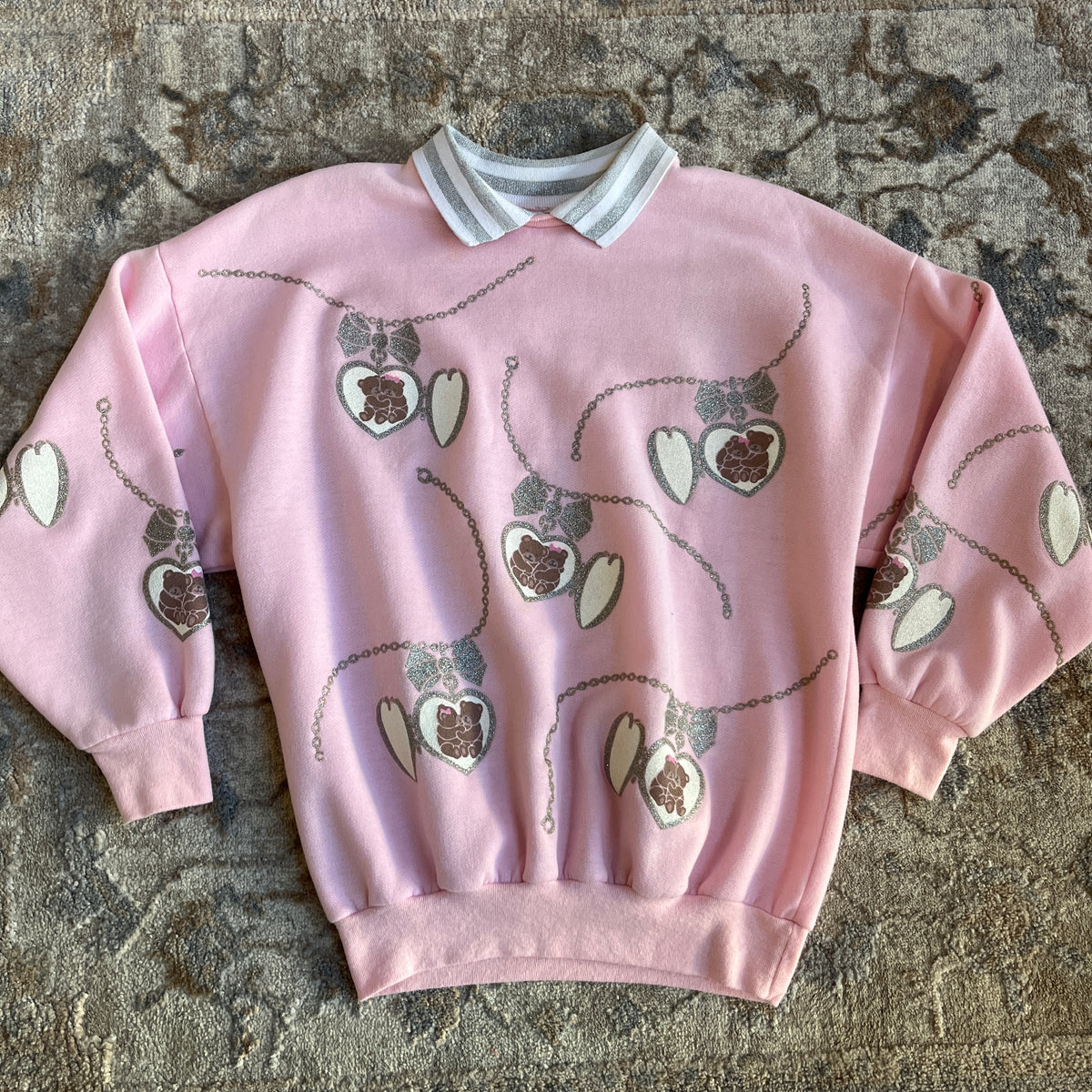 Pink Vintage Sweatshirt (M)