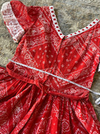 Red Handmade Dress (XS/S)
