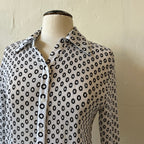 Polka Dot Button Up (L)