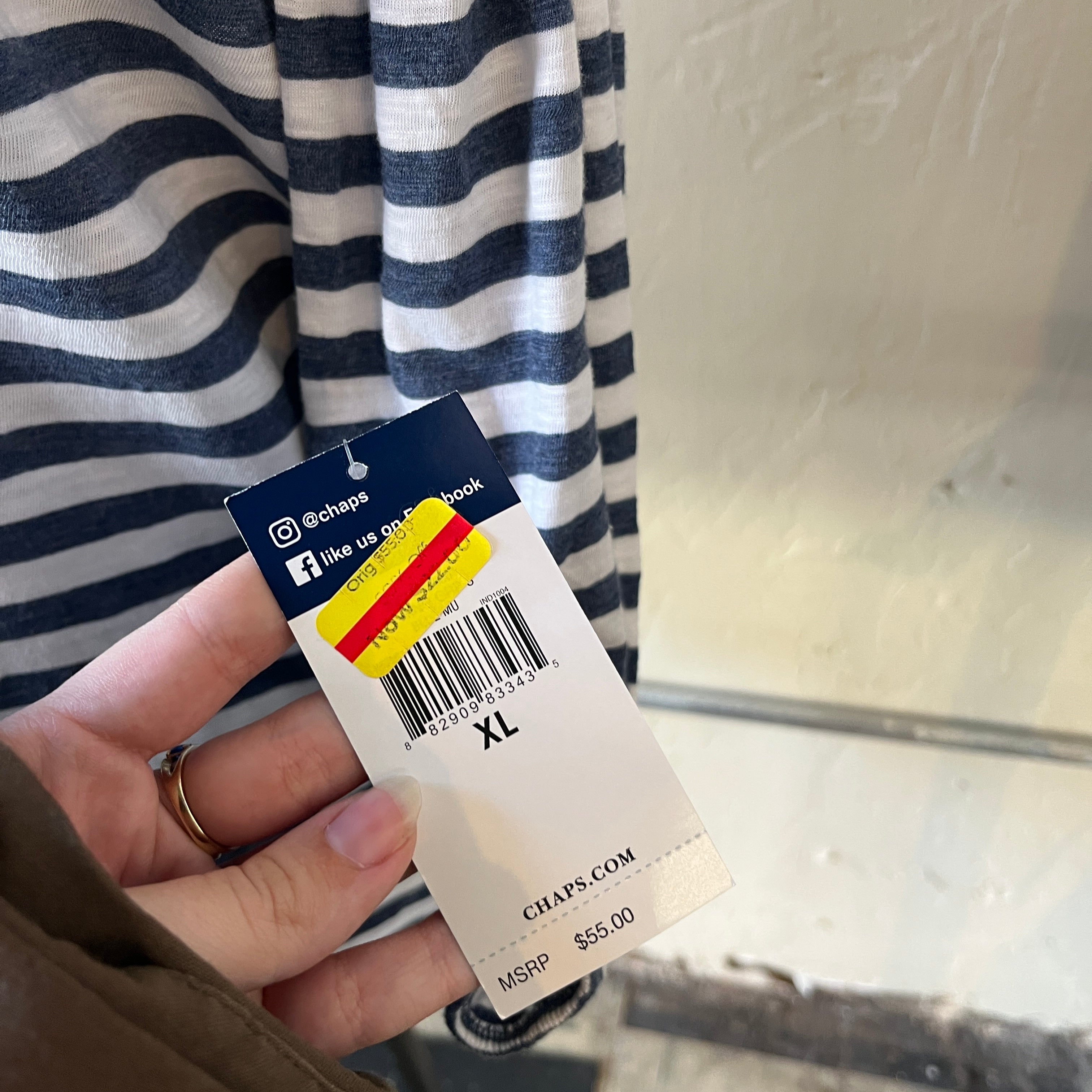 NWT Striped Shirt (XL)