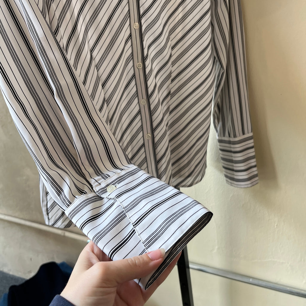 Striped Button Up (M)
