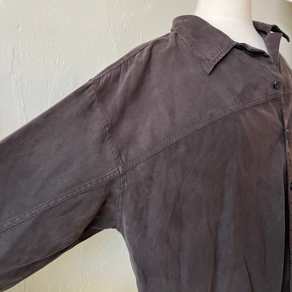 Suede Button Up (2XL)