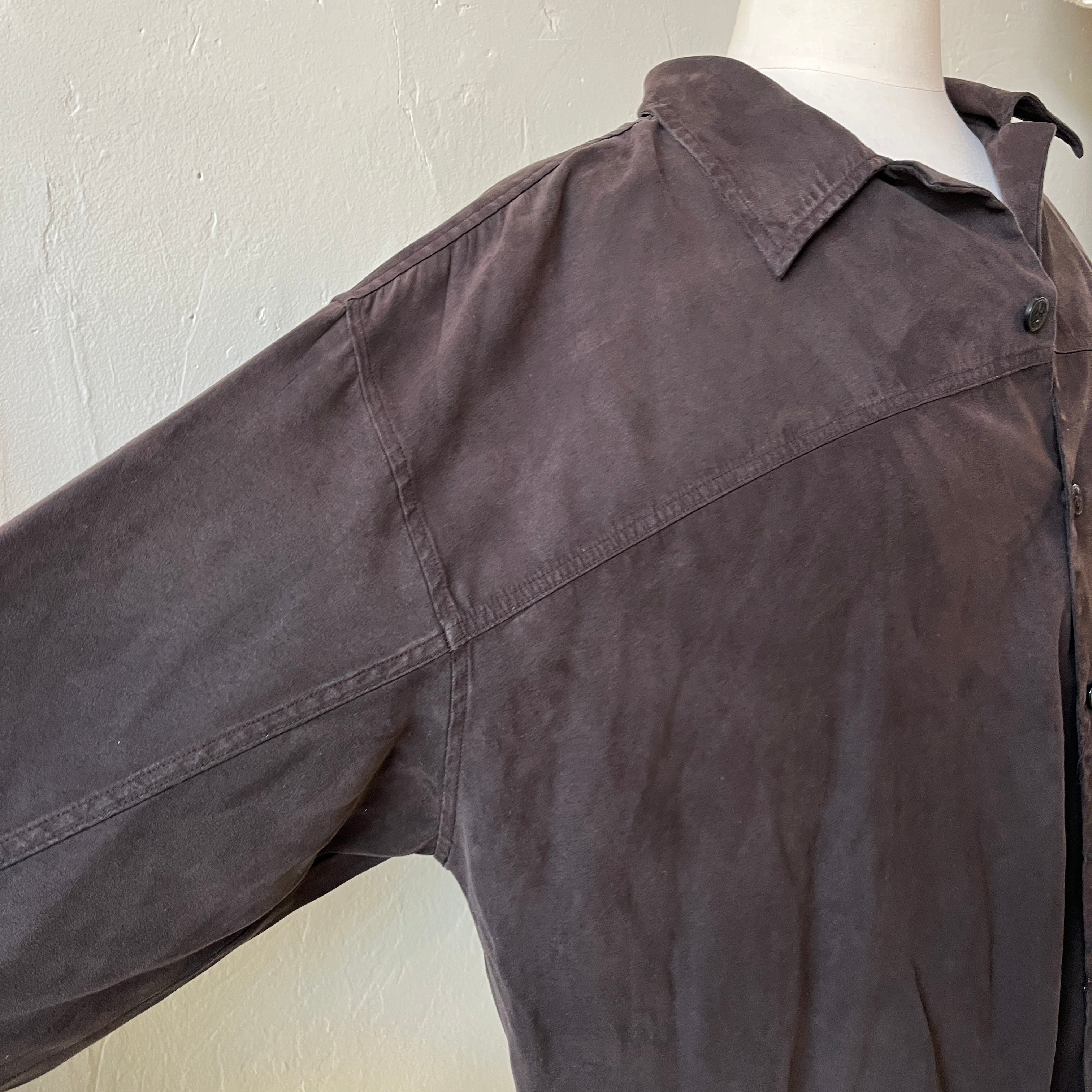 Suede Button Up (2XL)