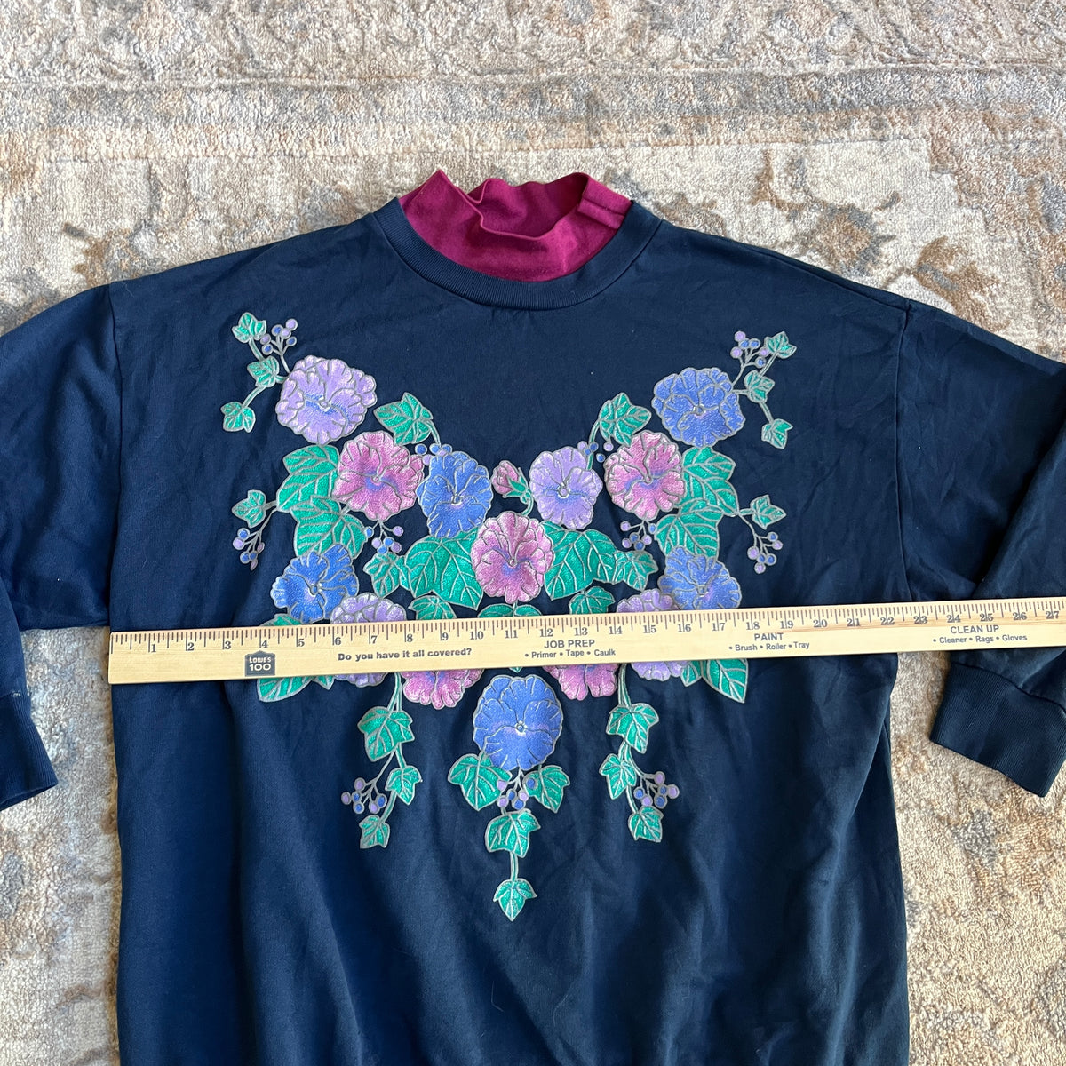 Floral Sweatshirt (1X)