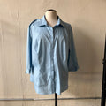 Blue Button Up (1X)