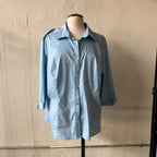 Blue Button Up (1X)