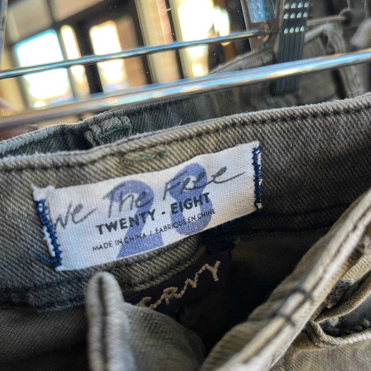 Free People Camo Shorts (28” waist)