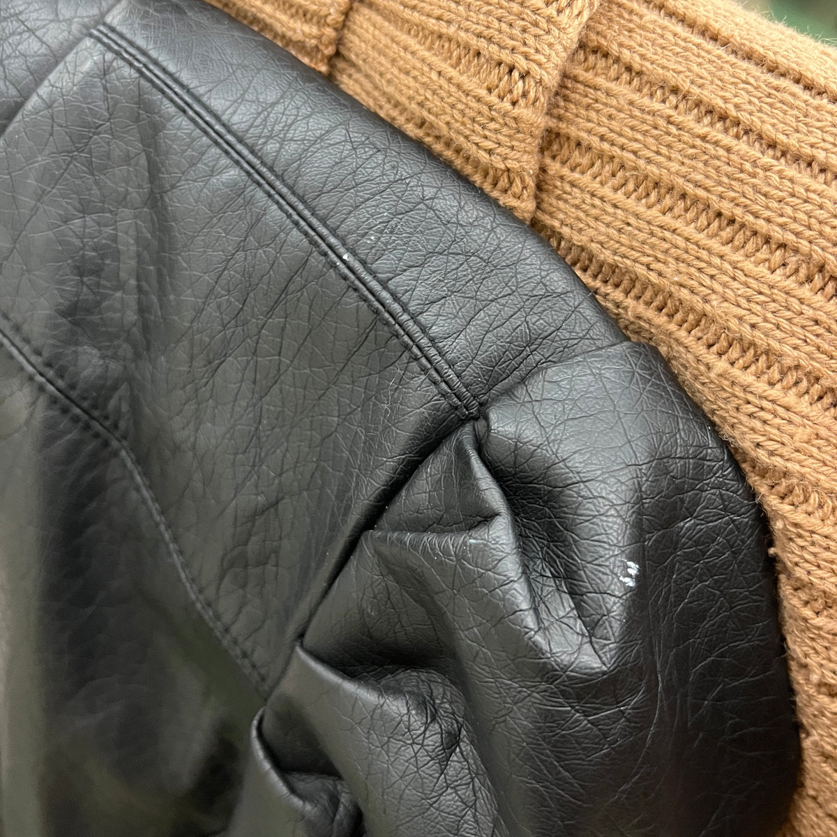 Faux Leather Jacket (M)