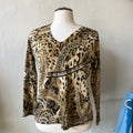 Animal Print Sweater (M)