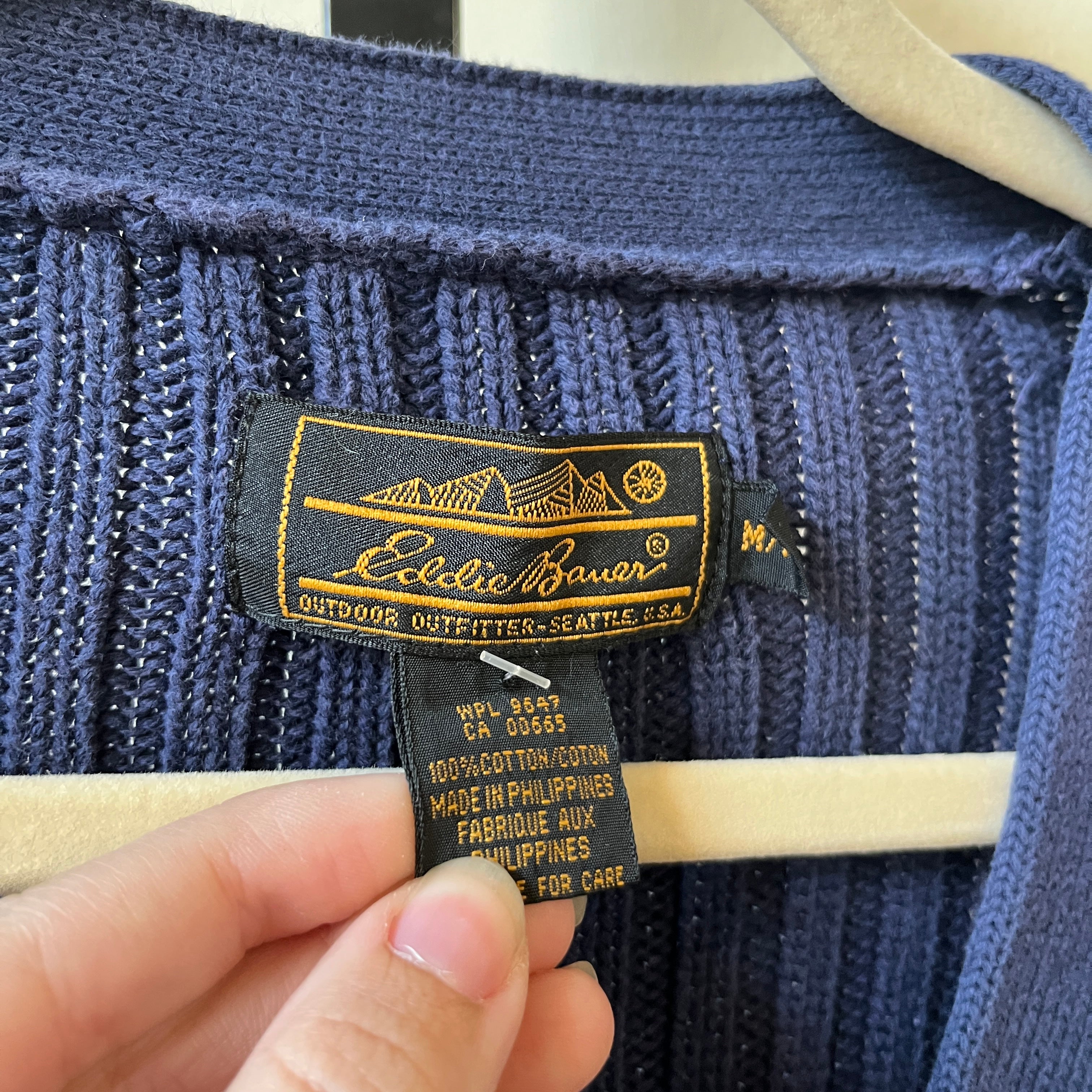 Blue Cardigan (M/L)