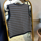 Checkered Vintage Vest (L)