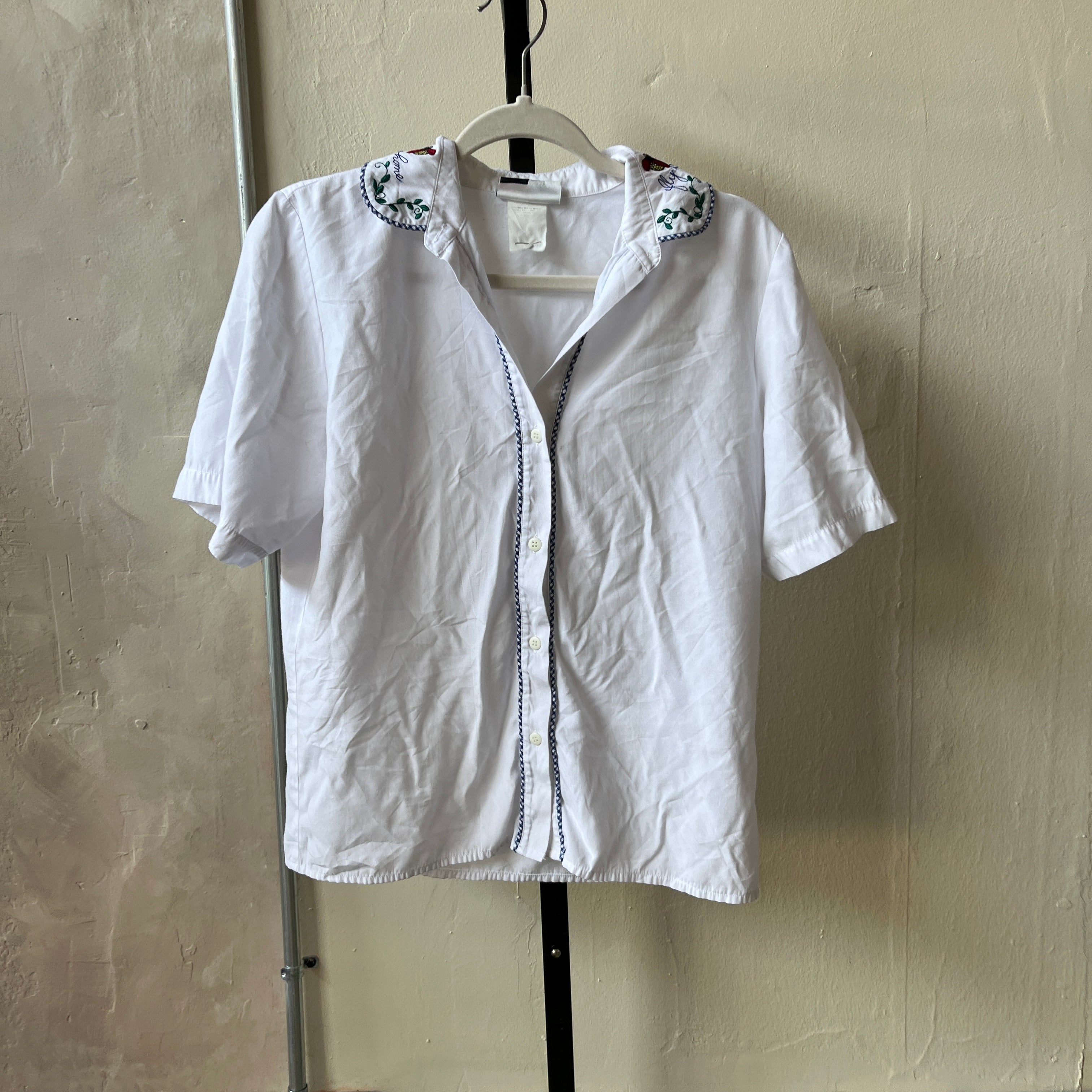 Embroidered Button Up (S)