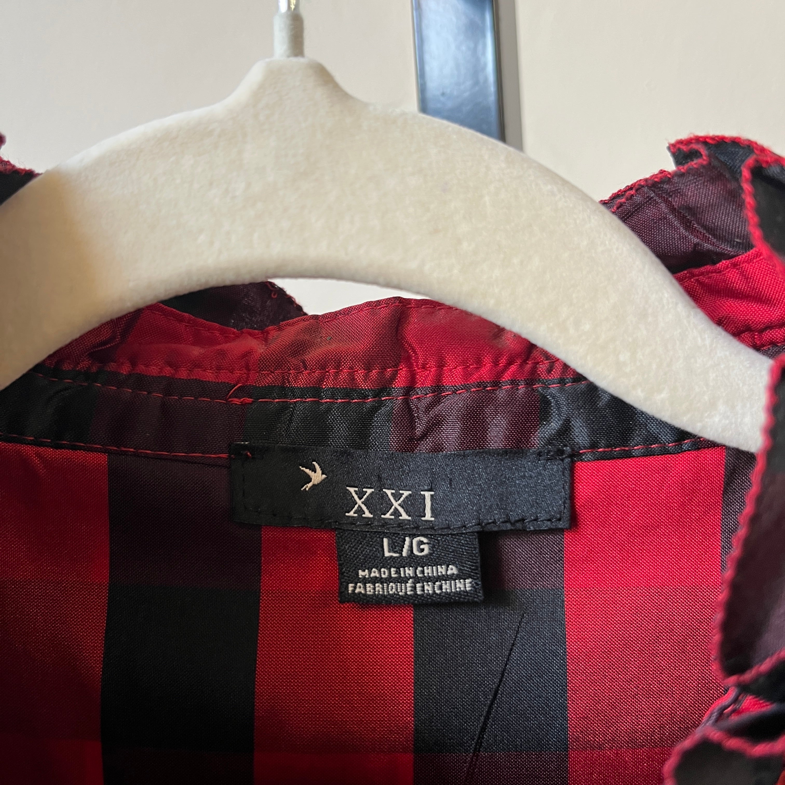 Red & Black Blouse (M)