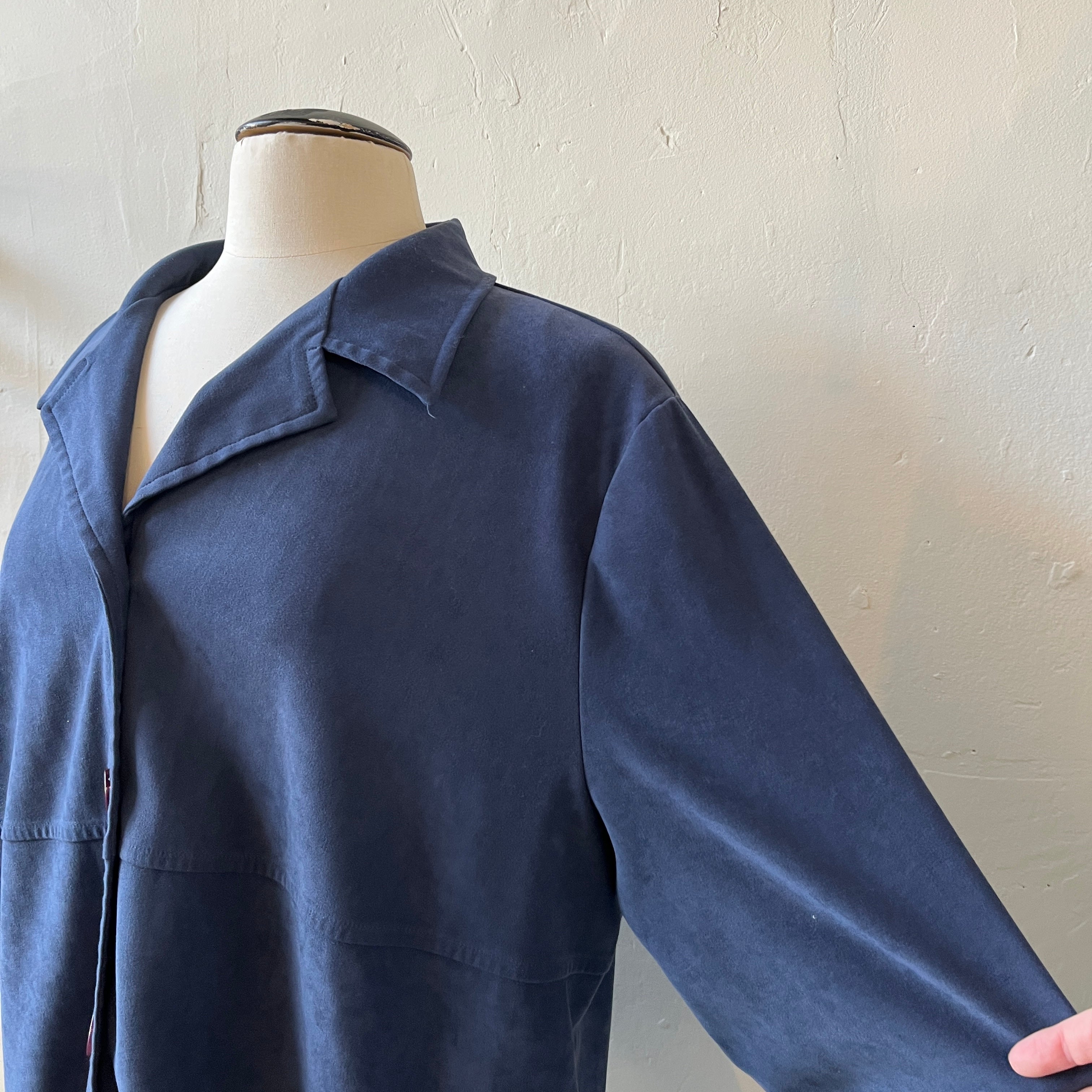 Blue Button Up (2X)