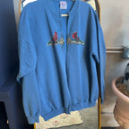 Blue Cardinal Cardigan (XL)