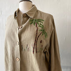 Cotton Linen Button Up (XL)