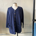 Blue Cardigan (2X)