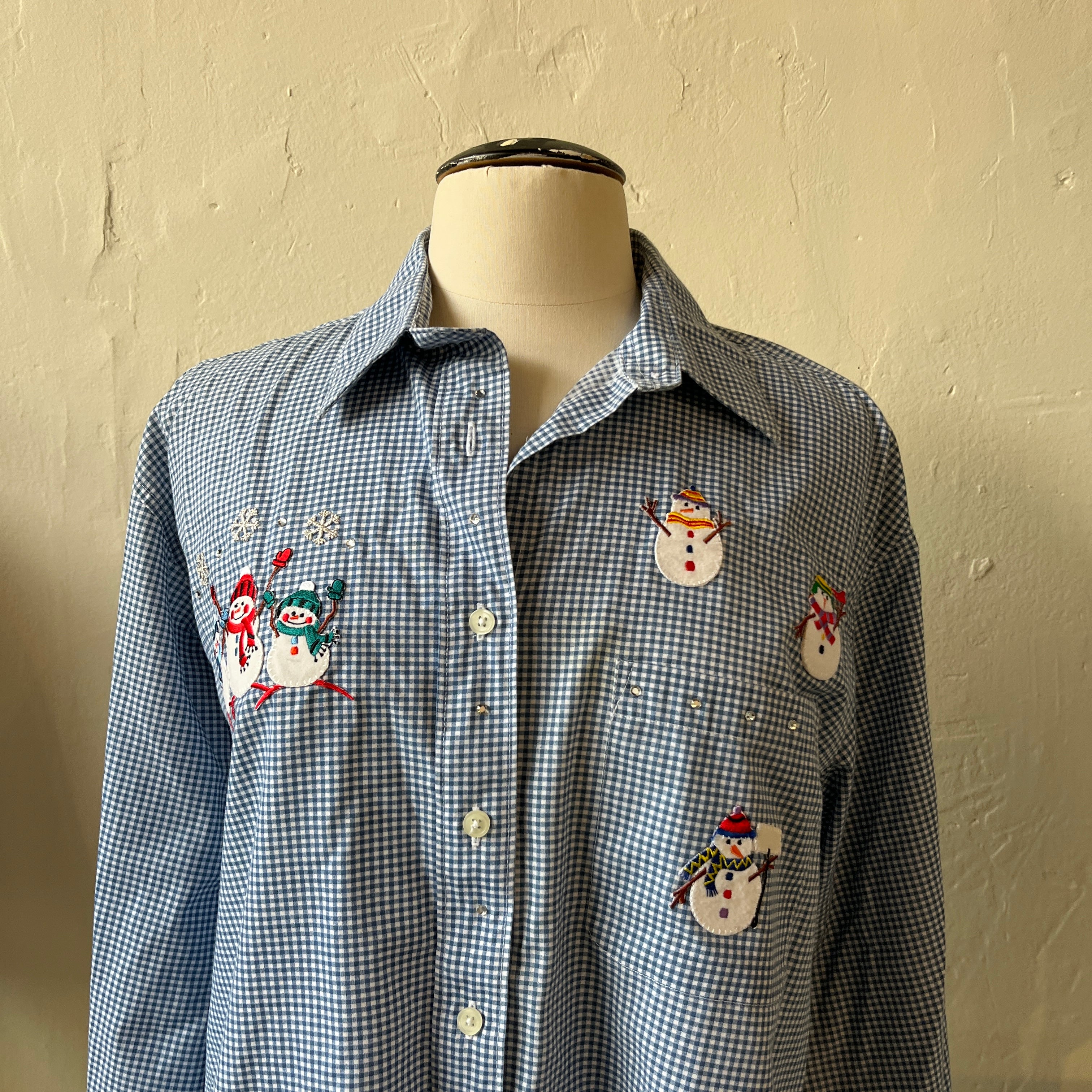 Christmas Button Up (L)