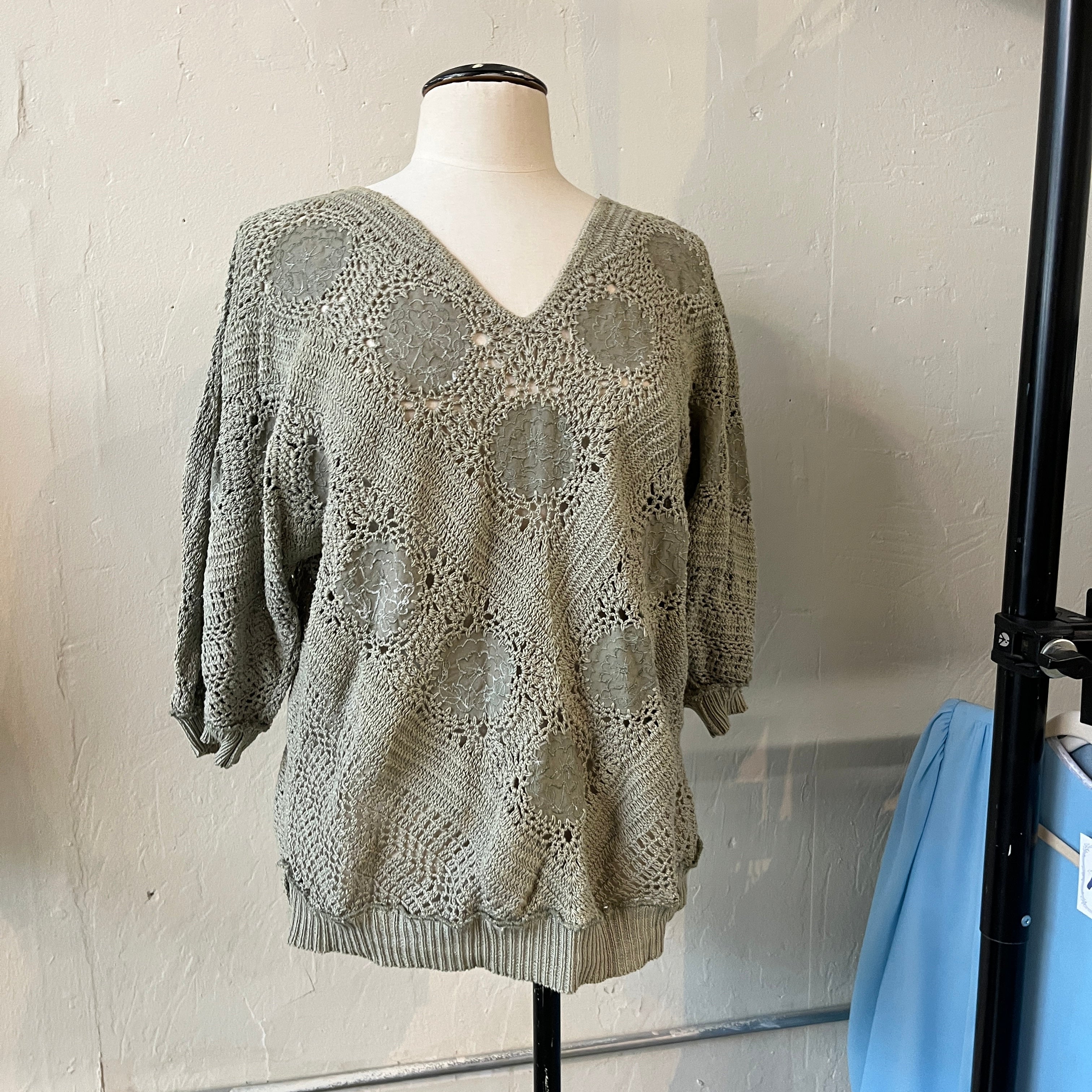 Green Knit Sweater