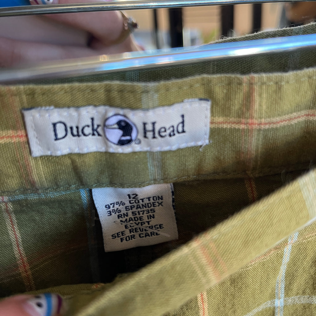 Green Plaid Capris (12)