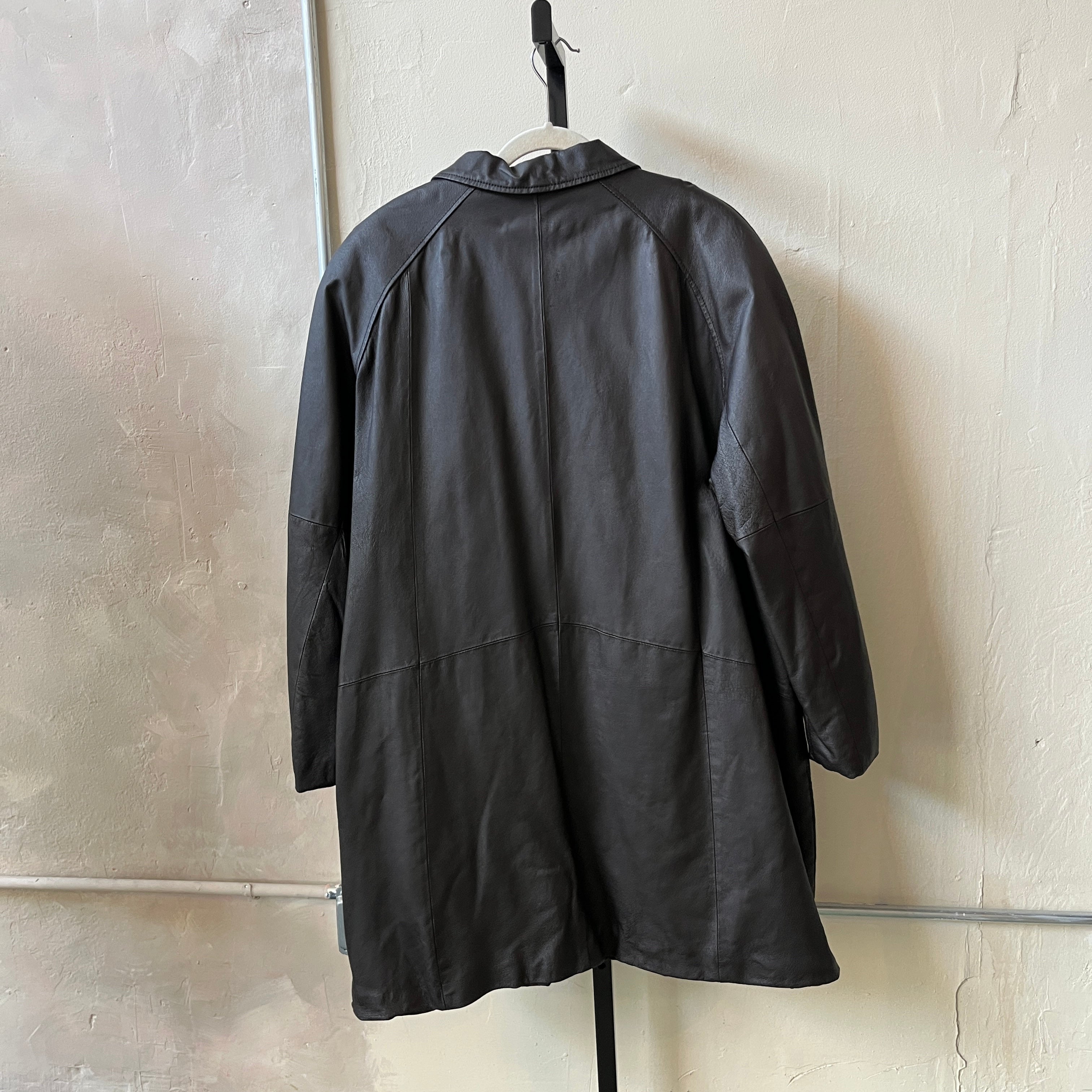Leather Trench Coat (3X)