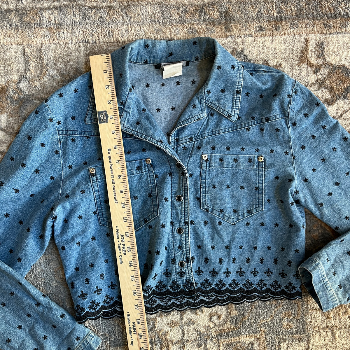 Denim Crop Top (S)