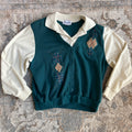 Green Patchwork Sweater (L)