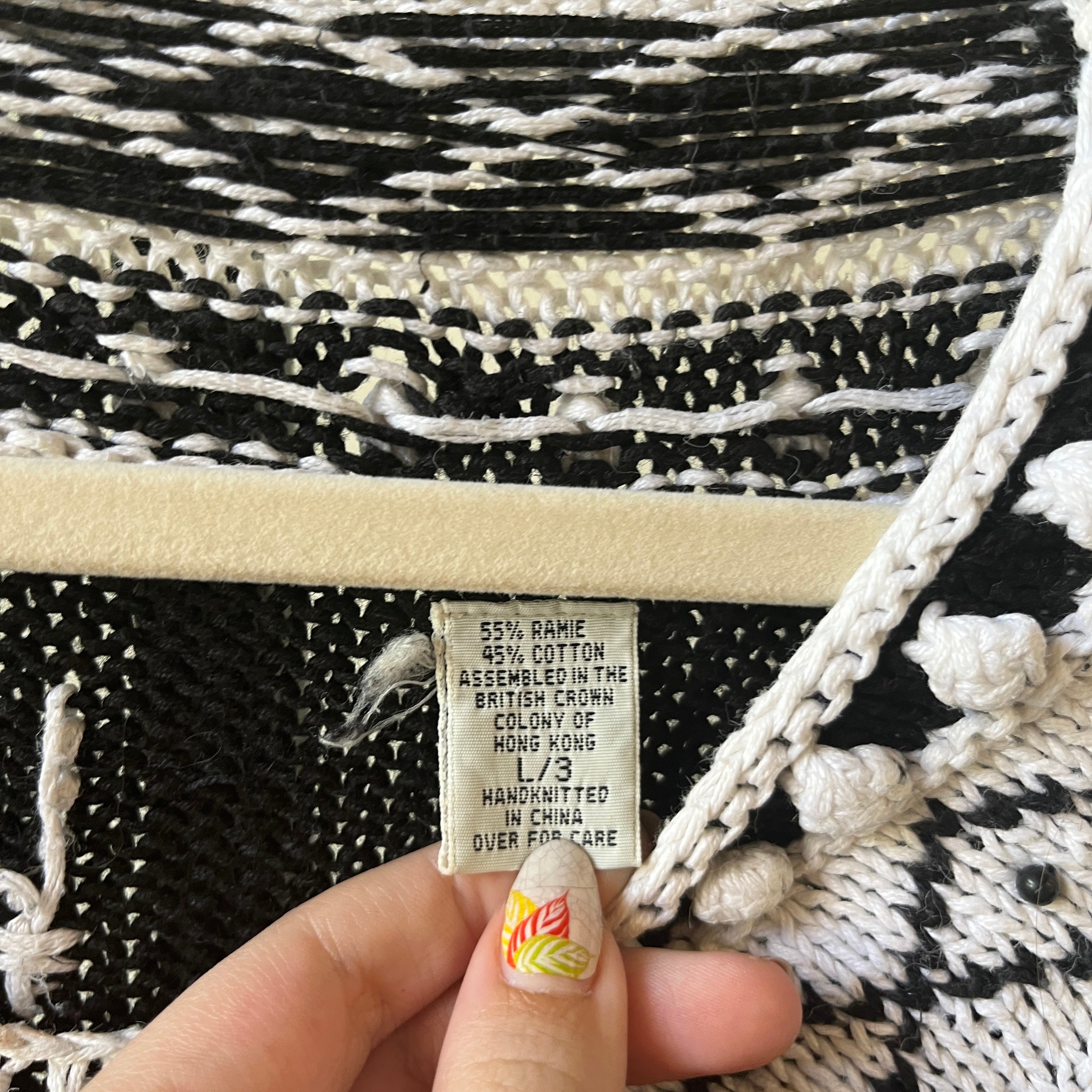 Chunky Vintage Sweater (L)
