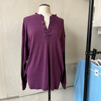 Purple Henley (L)