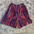 Colorful Plaid Shorts (M)
